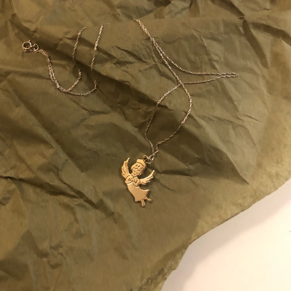 Gold Plated Angel Charm